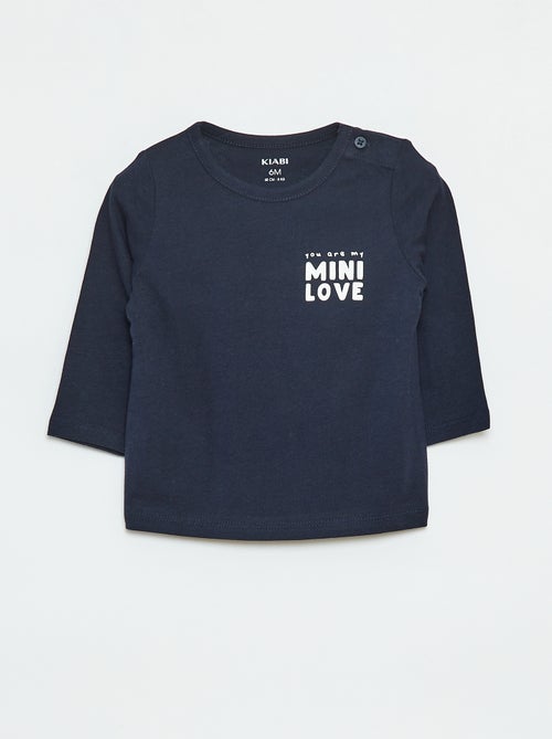 T-shirt stampata a maniche lunghe - Kiabi