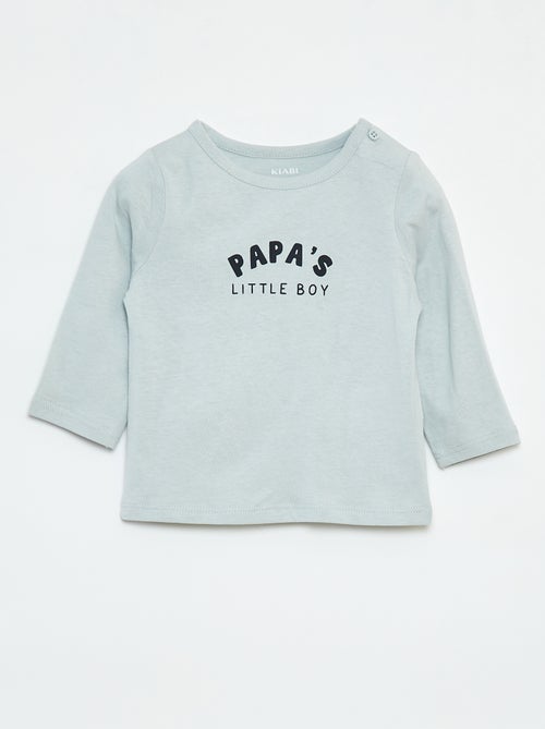T-shirt stampata a maniche lunghe - Kiabi
