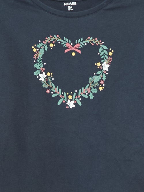 T-shirt stampata a maniche lunghe - Kiabi