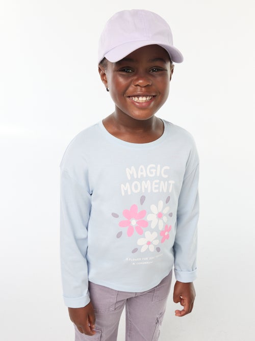 T-shirt stampata a maniche lunghe - Kiabi