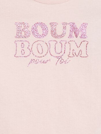 T-shirt stampata a maniche lunghe