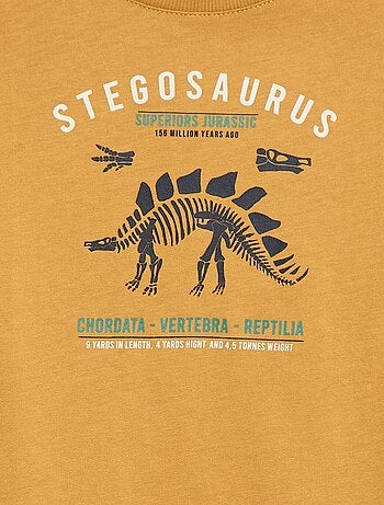 T-shirt stampata a maniche lunghe