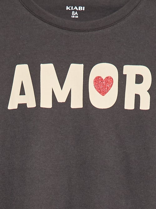 T-shirt stampata a maniche lunghe - Kiabi