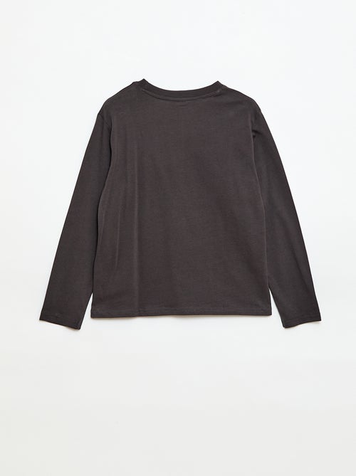 T-shirt stampata a maniche lunghe - Kiabi