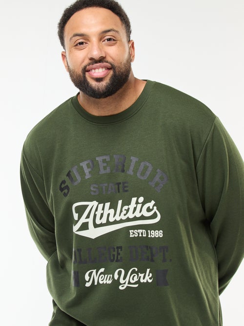 T-shirt stampata a maniche lunghe - Kiabi