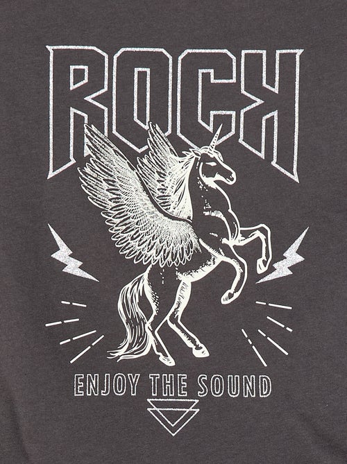 T-shirt stampata a maniche lunghe - Kiabi