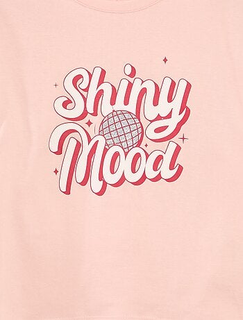 T-shirt stampata a maniche lunghe