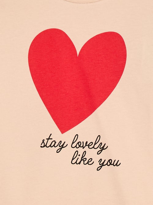 T-shirt stampata a maniche lunghe - Kiabi