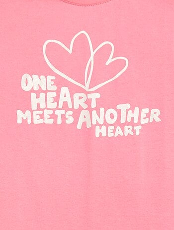 T-shirt stampata a maniche lunghe