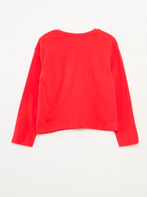 T-shirt stampata a maniche lunghe - Kiabi