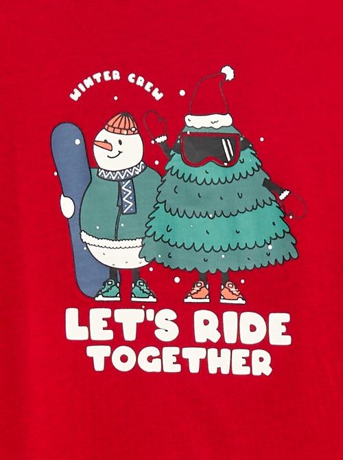 T-shirt stampata a maniche lunghe - Kiabi