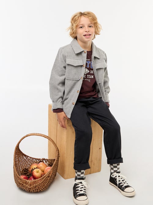 T-shirt stampata a maniche lunghe - Kiabi