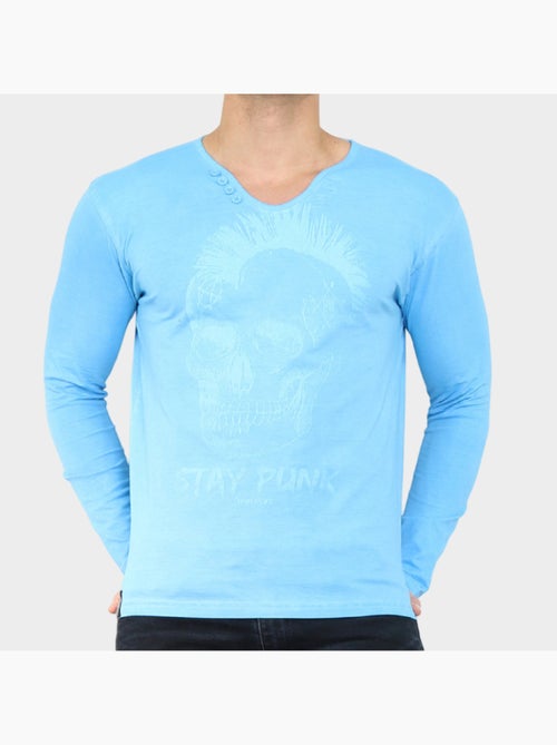 T-shirt stampata a maniche lunghe - Kiabi