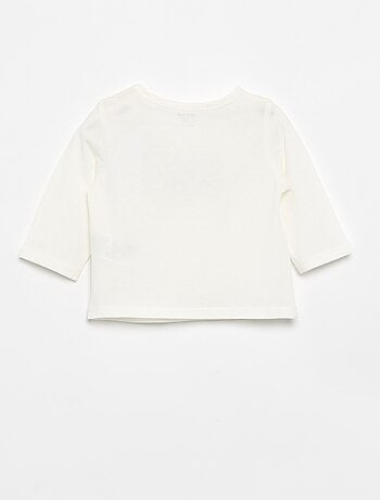 T-shirt stampata a maniche lunghe