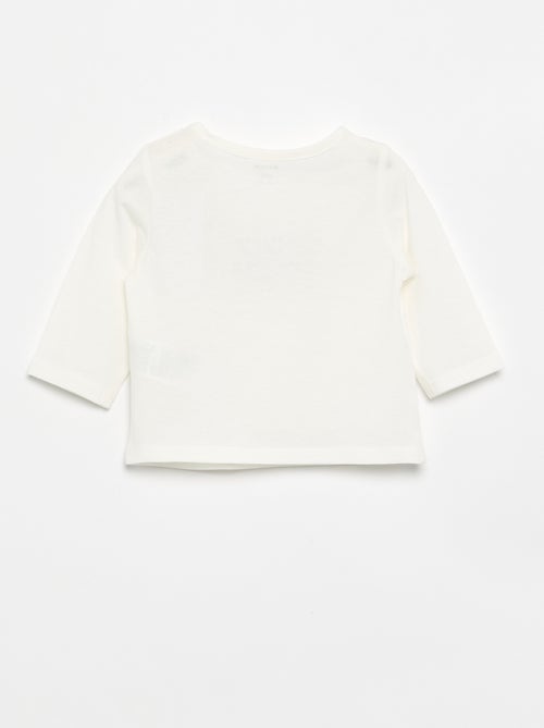 T-shirt stampata a maniche lunghe - Kiabi
