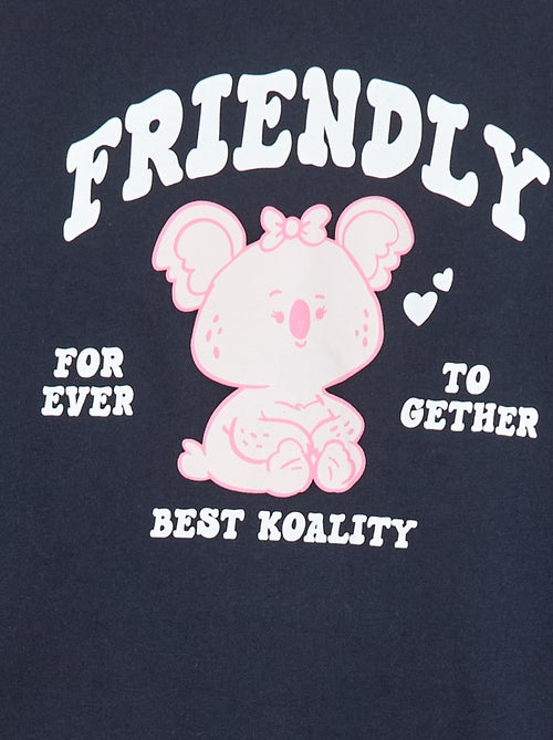 T-shirt stampata a maniche lunghe - Kiabi