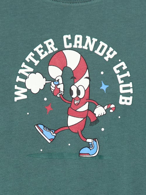 T-shirt stampata a maniche lunghe - Kiabi