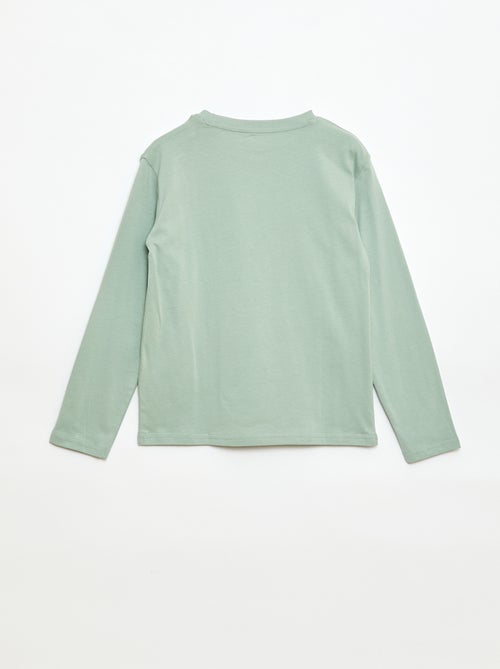 T-shirt stampata a maniche lunghe - Kiabi