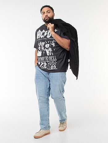 T-shirt stampata 'AC/DC' a maniche corte