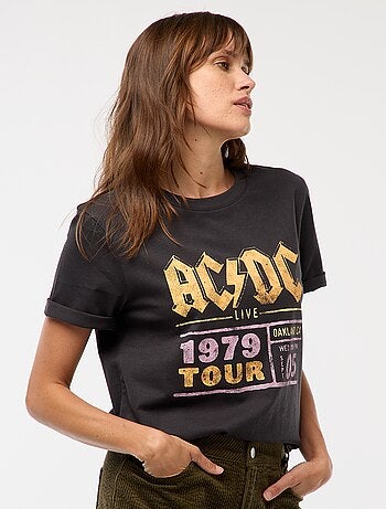 T-shirt stampata 'AC/DC'