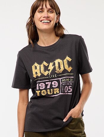 T-shirt stampata 'AC/DC'