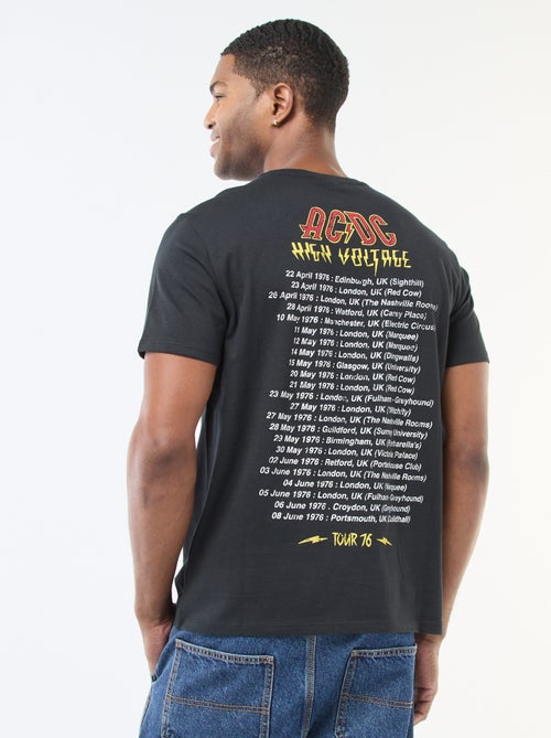 T-shirt stampata 'AC/DC' - Kiabi