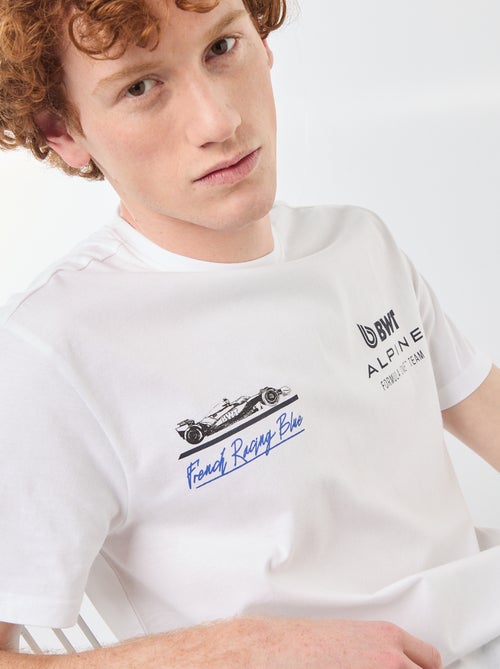 T-shirt stampata 'alpine' in cotone tinta unita - Kiabi