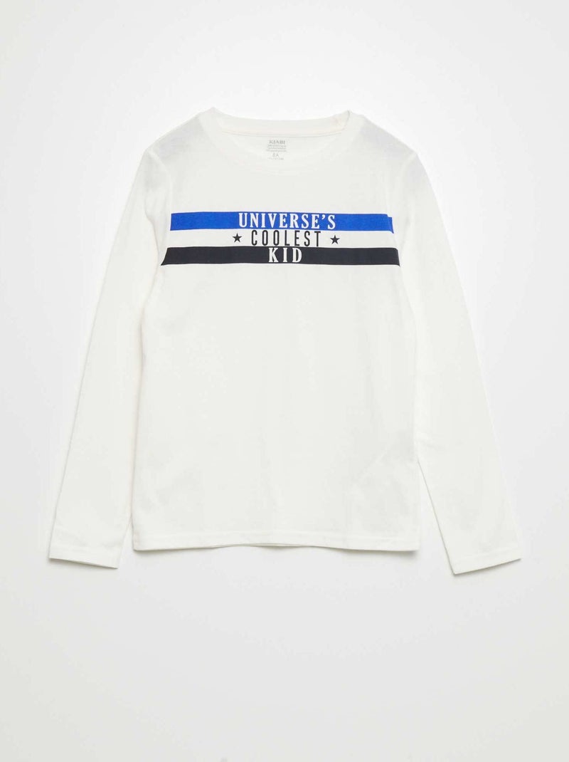 T-shirt stampata BEIGE - Kiabi