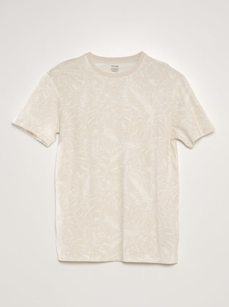 T-shirt stampata BEIGE - Kiabi