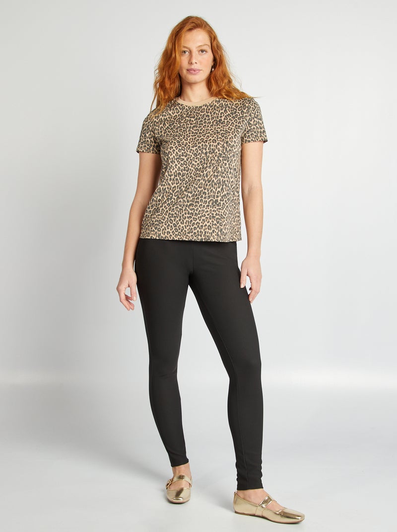 T-shirt stampata BEIGE - Kiabi