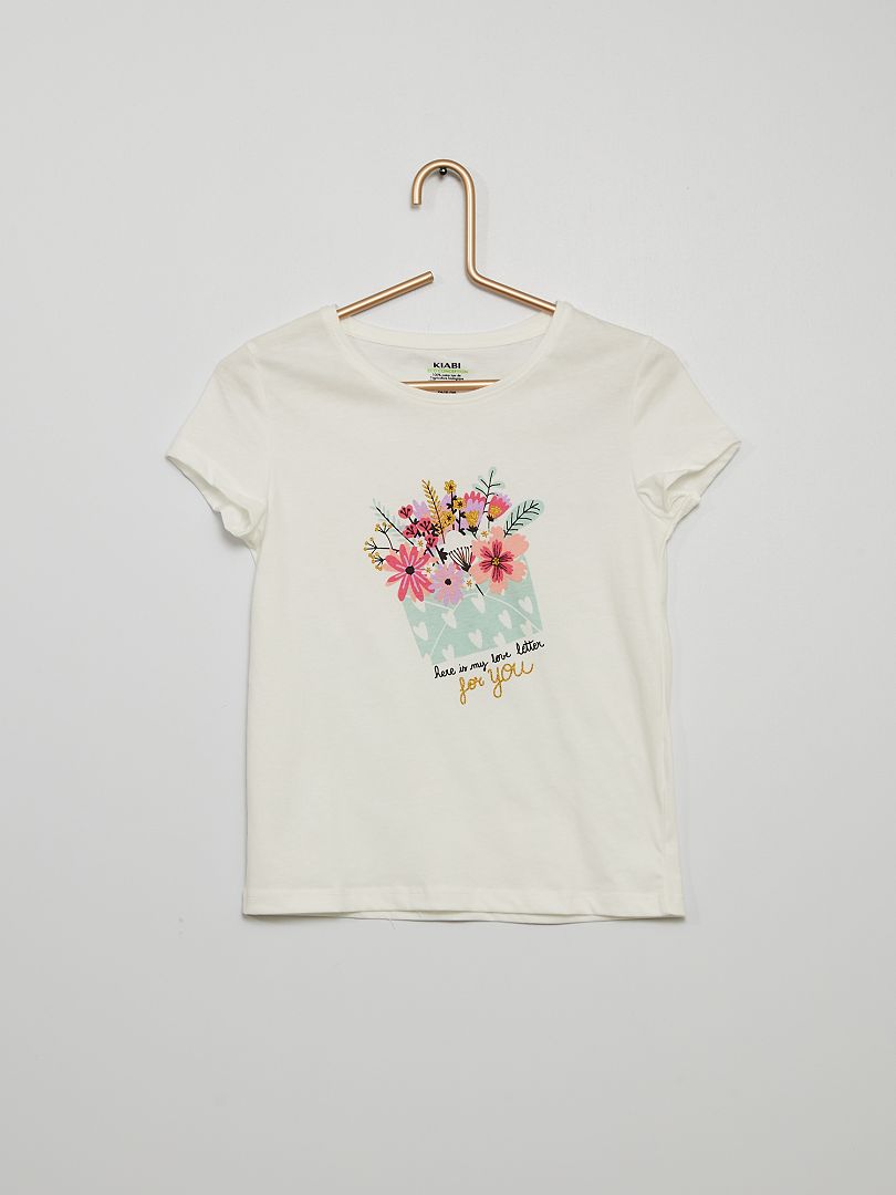 T-shirt stampata BEIGE - Kiabi