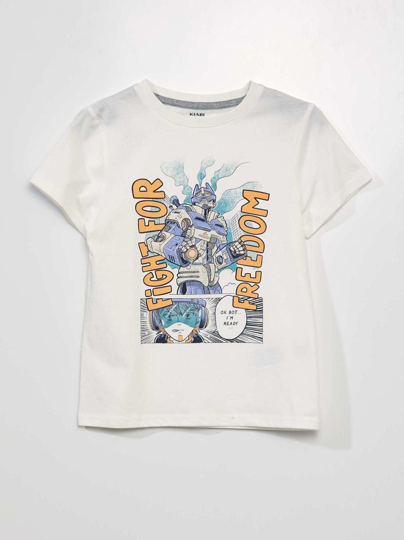 T-shirt stampata BIANCO - Kiabi