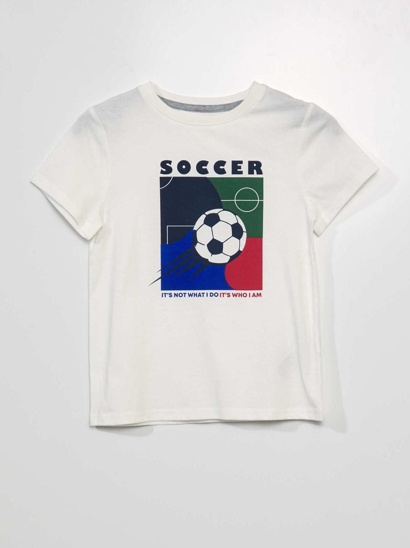 T-shirt stampata BIANCO - Kiabi