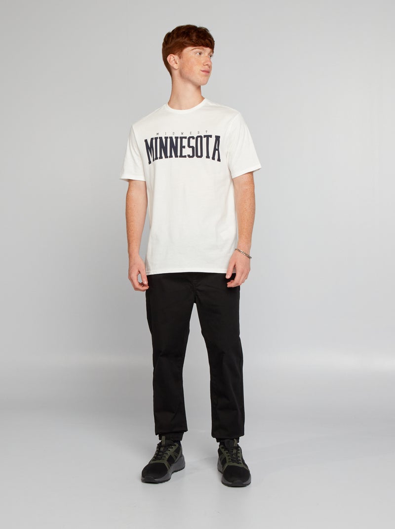 T-shirt stampata BIANCO - Kiabi