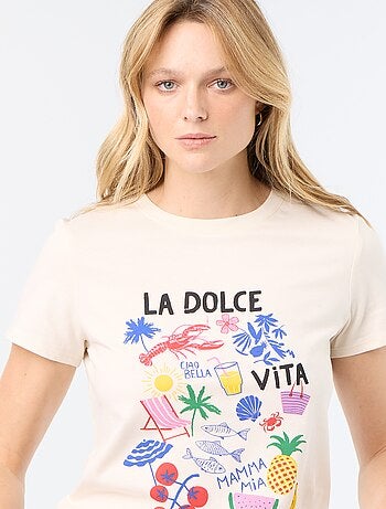 T-shirt stampata