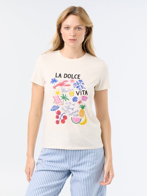 T-shirt stampata - Kiabi T-shirt stampata - Kiabi