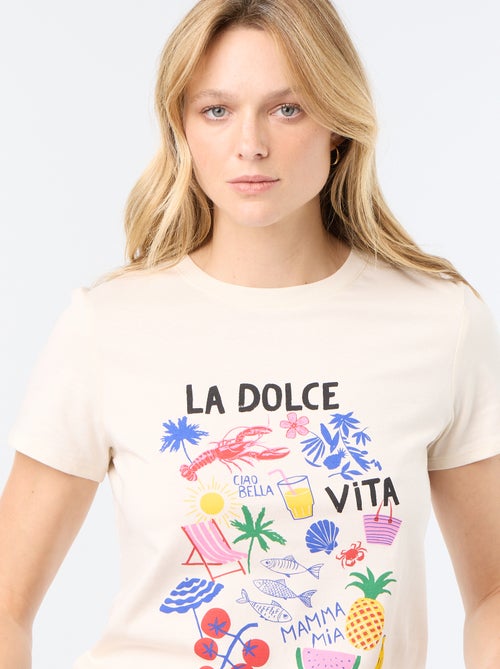 T-shirt stampata - Kiabi T-shirt stampata - Kiabi