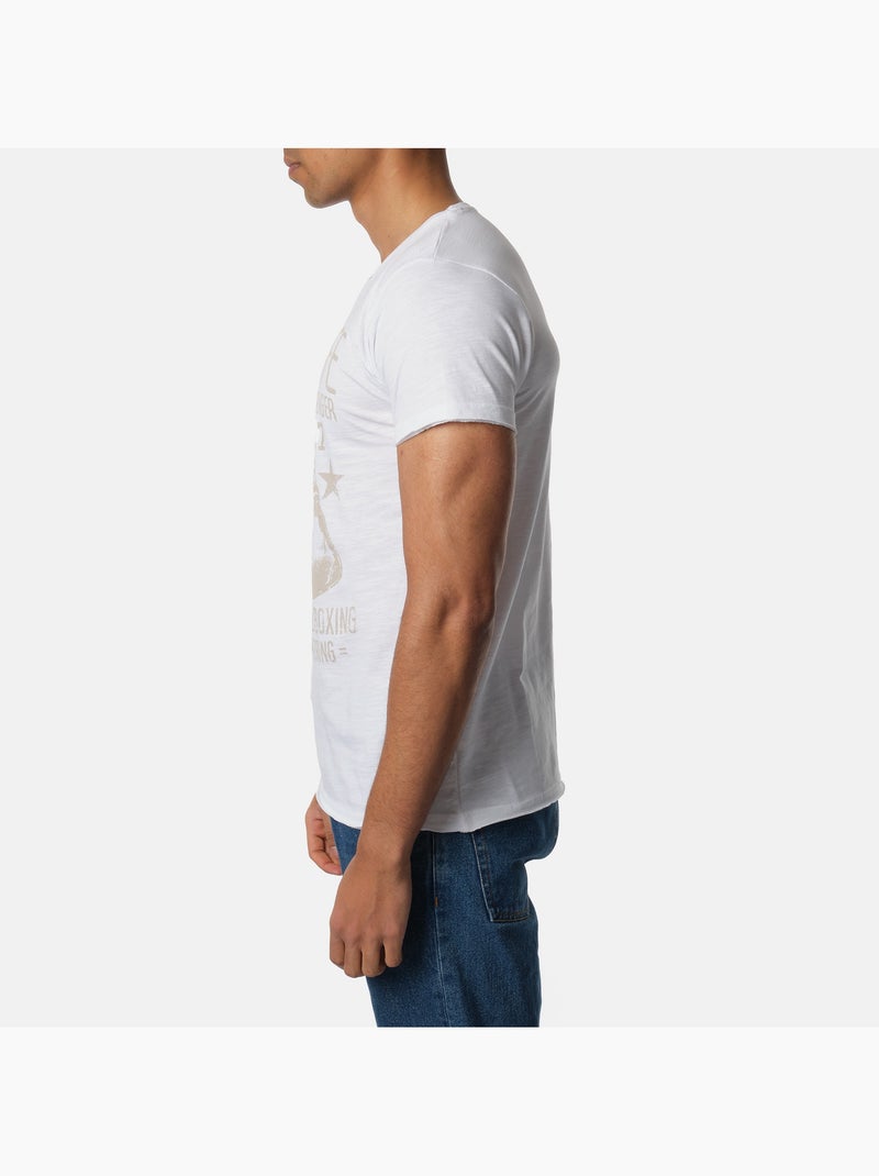t-shirt stampata Bianco - Kiabi