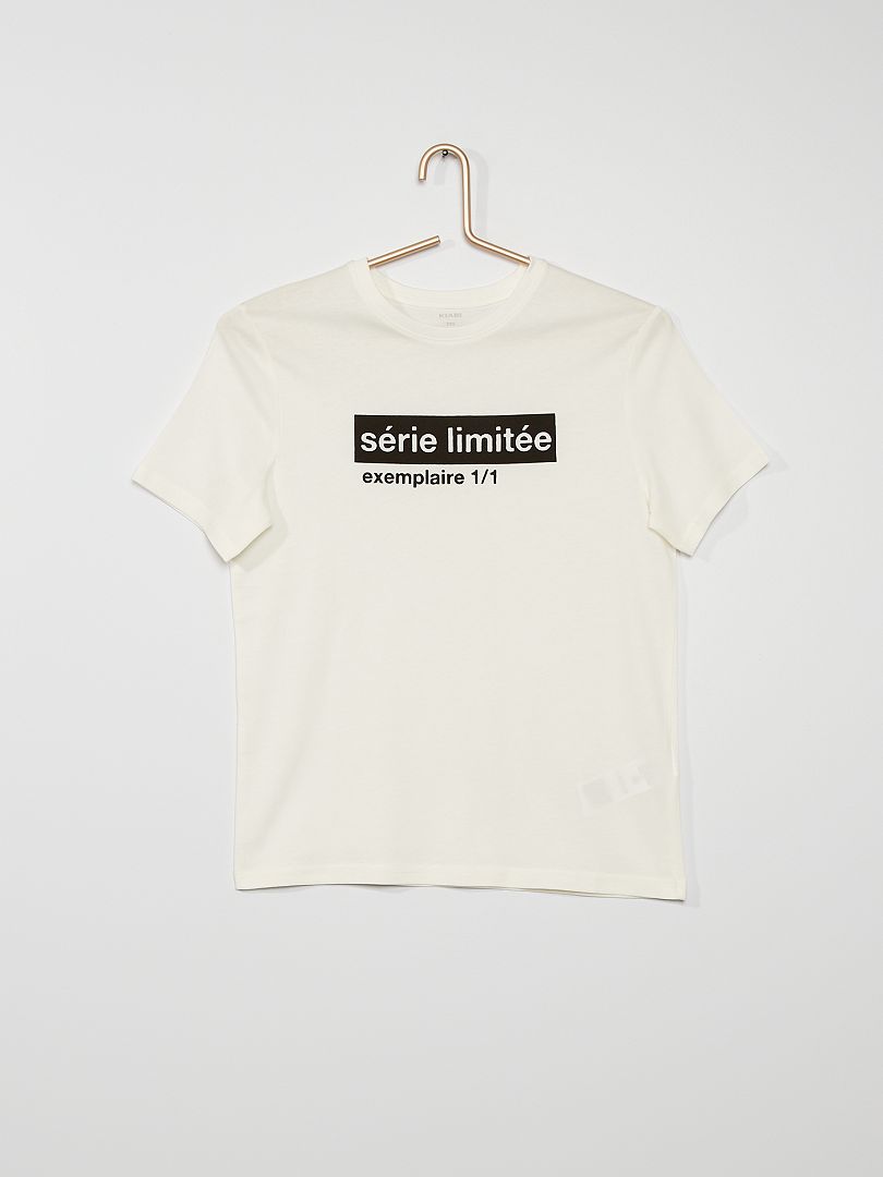 T-shirt stampata BIANCO - Kiabi
