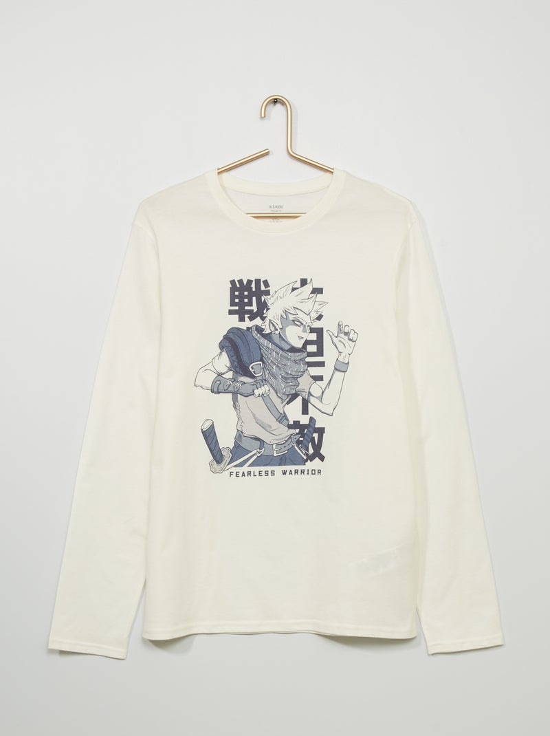 T-shirt stampata BIANCO - Kiabi