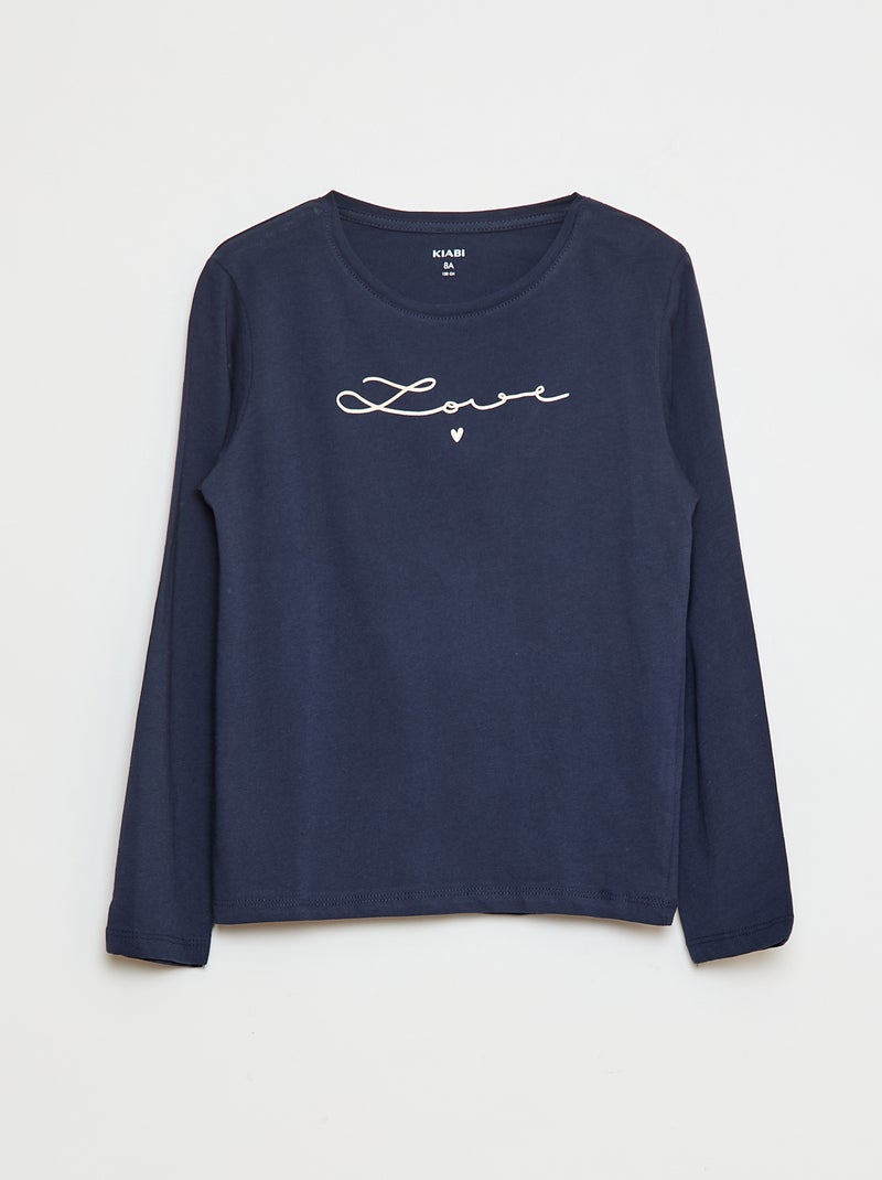 T-shirt stampata Blu - Kiabi