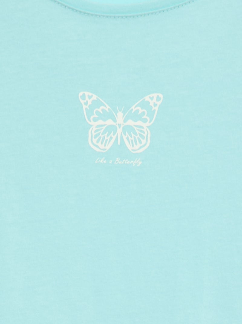 T-shirt stampata Blu - Kiabi