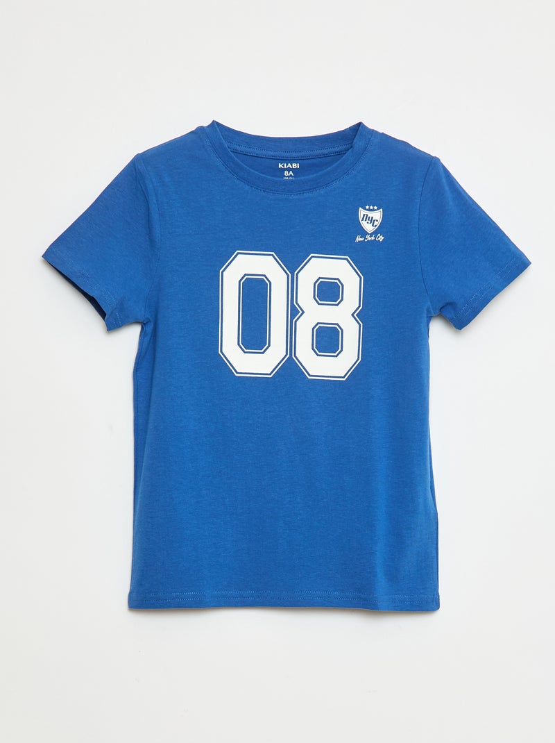 T-shirt stampata Blu - Kiabi