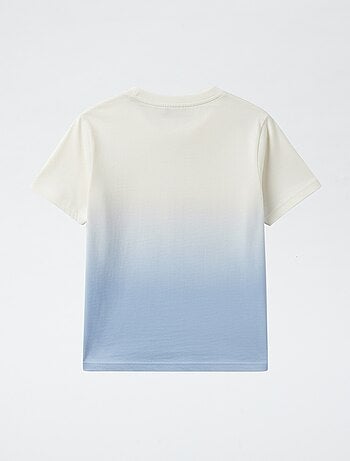 T-shirt stampata 'Bluey' stile sfumato in cotone