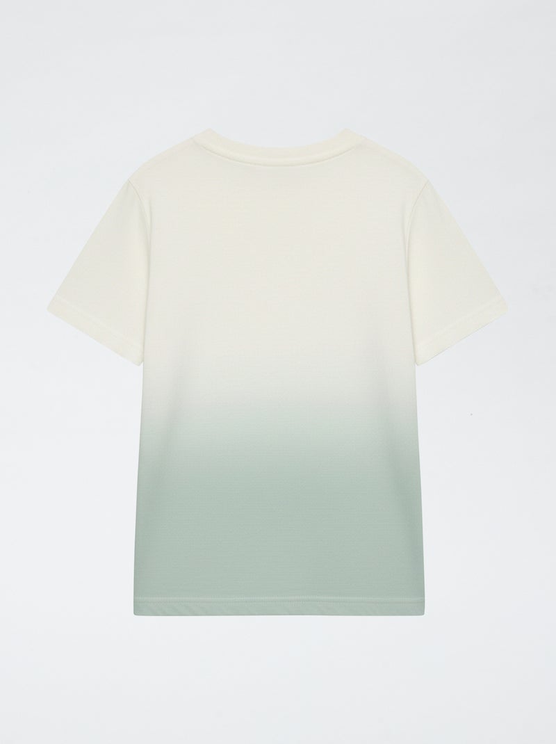 T-shirt stampata 'Bluey' stile sfumato in cotone Verde chiaro - Kiabi