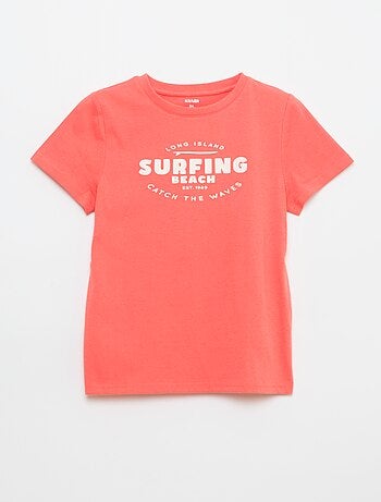 T-shirt stampata con messaggio