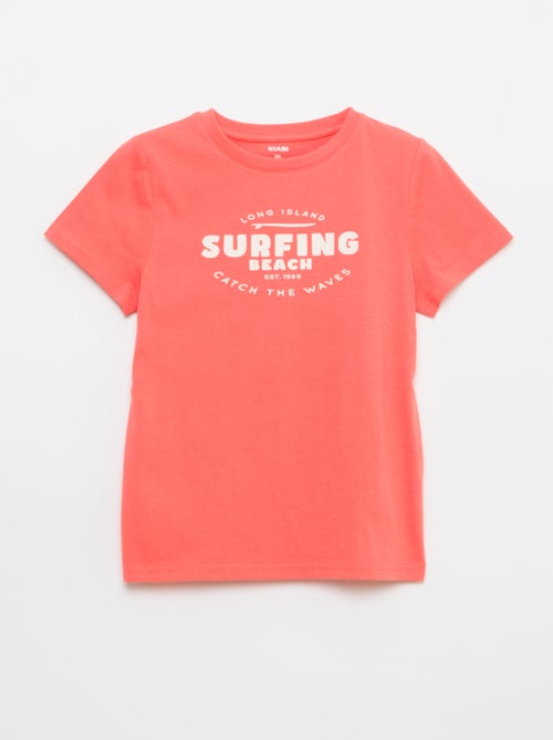 T-shirt stampata con messaggio - Kiabi