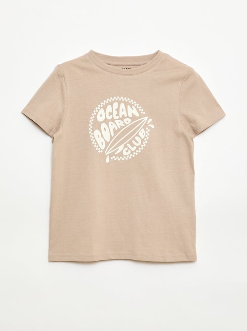 T-shirt stampata con messaggio - Kiabi