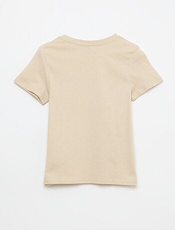 T-shirt stampata con messaggio