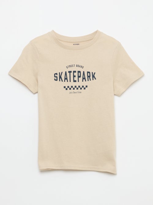 T-shirt stampata con messaggio - Kiabi